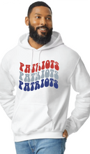 Load image into Gallery viewer, OGE Retro Patriots Wave Hoodie