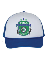 Load image into Gallery viewer, FINA 2026 Sectional Trucker Hat Season 7