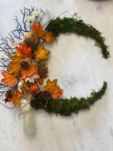 Load image into Gallery viewer, Fall Crescent Wreath
