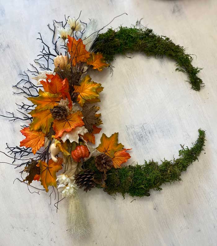 Fall Crescent Wreath