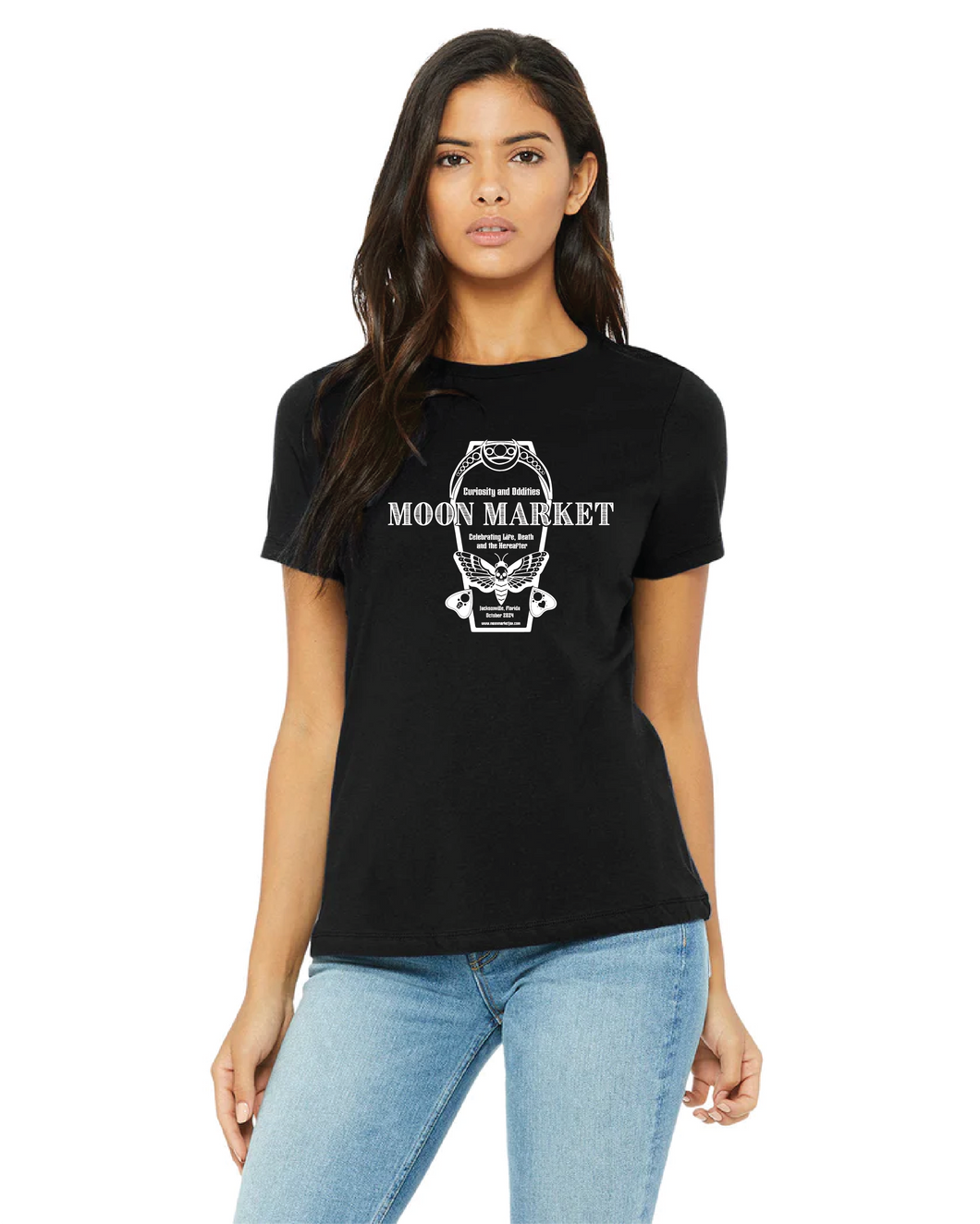 Moon Market Logo front T-shirt