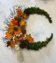 Load image into Gallery viewer, Fall Crescent Wreath
